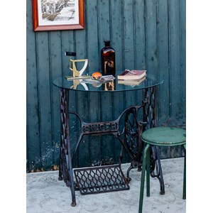 Table à machine à coudre en métal n°789