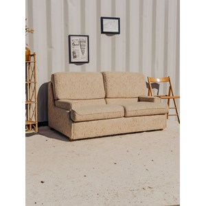 Canapé convertible en tissu beige n°133