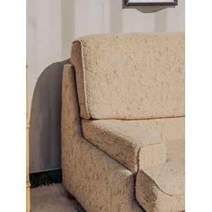 Canapé convertible en tissu beige n°133