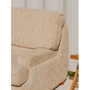 Canapé convertible en tissu beige n°133
