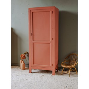 Armoire en bois terracotta n°367