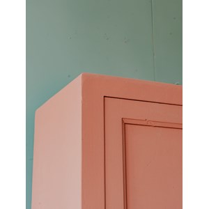 Armoire en bois terracotta n°367