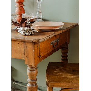 Table à manger de bistrot en bois n°662