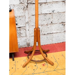 Porte-manteau perroquet en bois clair n°296