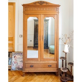 Armoire en chêne massif art déco n°364