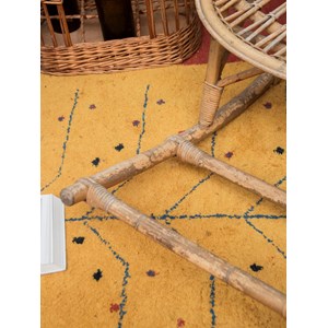 Grand rocking-chair en rotin n°70