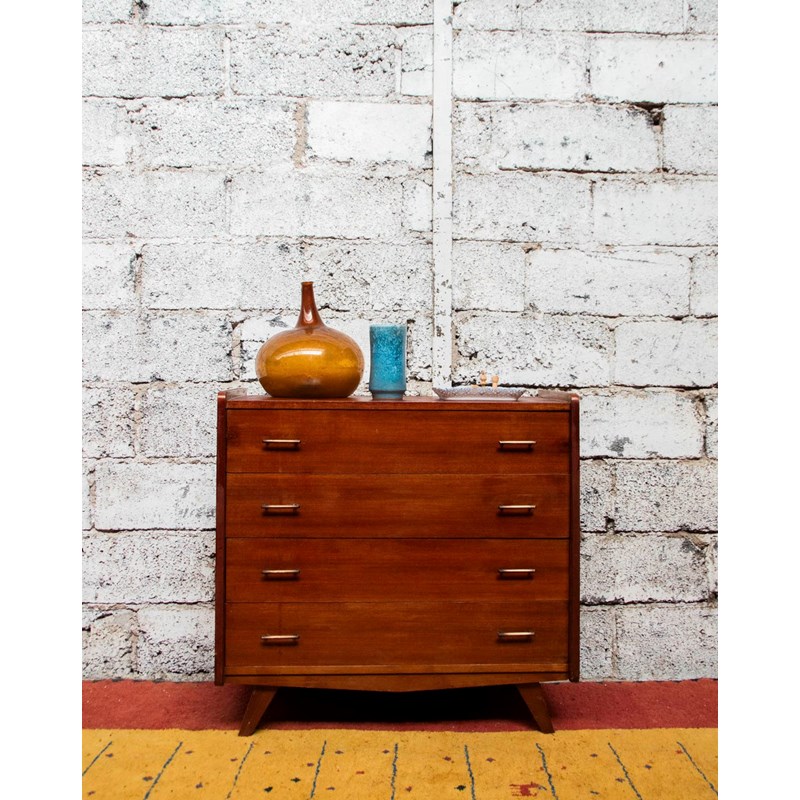 Debongout - Commode scandinave en bois foncé n°413