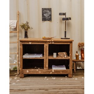 Gilbert, le buffet ouvert en bois n°799