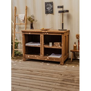 Gilbert, le buffet ouvert en bois n°799