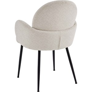 Alice-chaise en tissu ikon coloris lin (x2)