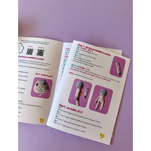 Lapin tout doux blanc : kit de crochet avec tuto vidéo