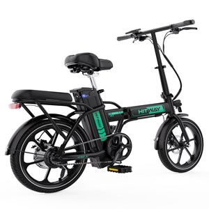 Hitway vélo électrique 16pc pliant noir