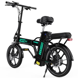 Hitway vélo électrique 16pc pliant noir