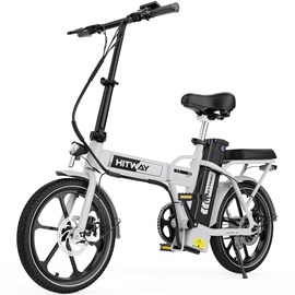 Hitway vélo électrique 16pc pliant blanc
