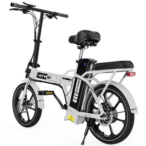 Hitway vélo électrique 16pc pliant blanc