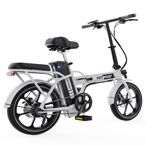 Hitway vélo électrique 16pc pliant blanc