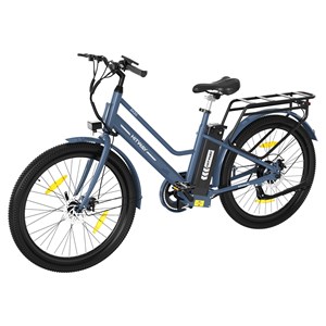 Hitway vélo électrique 27.5pc bleu avec panier