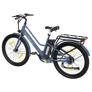 Hitway vélo électrique 27.5pc bleu avec panier