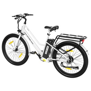 Hitway vélo électrique 27.5pc blanc avec panier