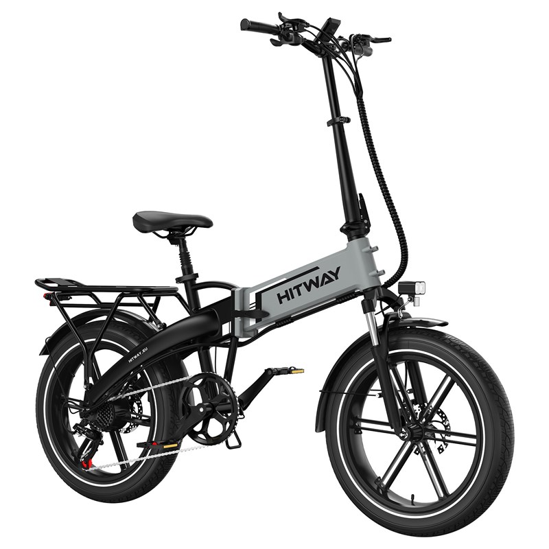 Hitway vélo électrique pliable 20pc gris