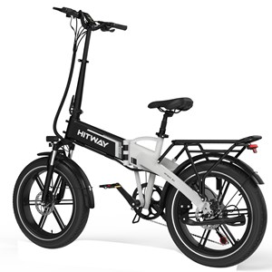 Hitway vélo électrique pliable 20pc blanc