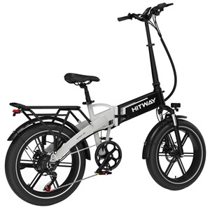 Hitway vélo électrique pliable 20pc blanc