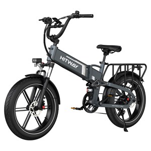 Vélo électrique hitway pliable 20pc gris