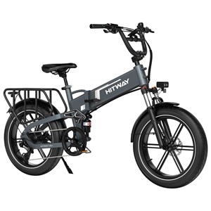 Vélo électrique hitway pliable 20pc gris