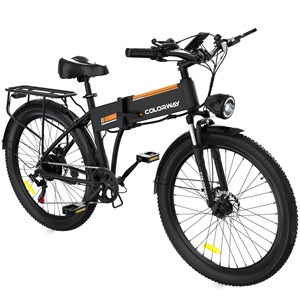 Colorway vélo électrique 26pc pliant noir