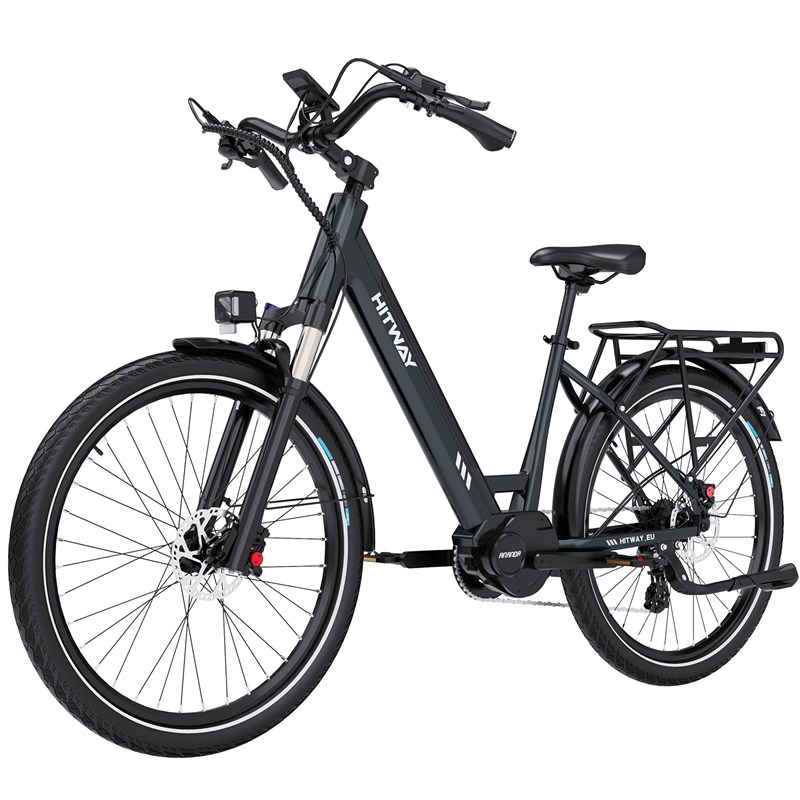 Hitway vélo électrique 26pc gris