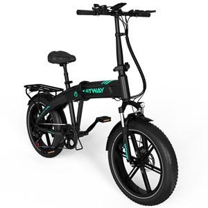 Hitway vélo électrique 20 pc 4.0 gros pneus noir