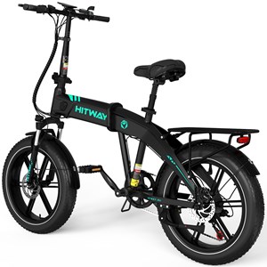 Hitway vélo électrique 20 pc 4.0 gros pneus noir