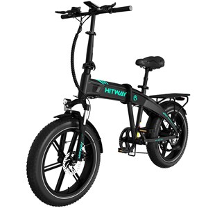 Hitway vélo électrique 20 pc 4.0 gros pneus noir