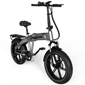 Hitway vélo électrique 20 pc 4.0 gros pneus argent