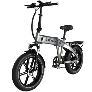 Hitway vélo électrique 20 pc 4.0 gros pneus argent