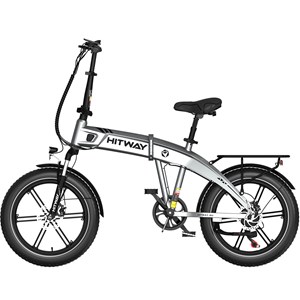 Hitway vélo électrique 20 pc 4.0 gros pneus argent