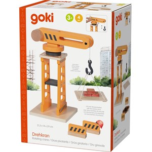Grue pivotante en bois