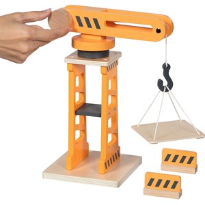 Grue pivotante en bois