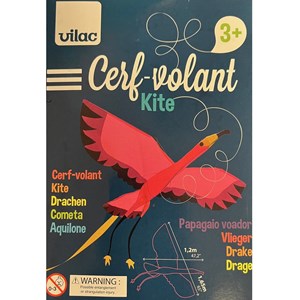 Cerf-volant flamant rose