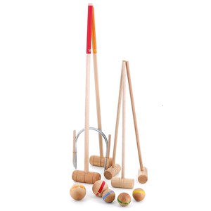 Croquet famille 2 adultes et 3 enfants