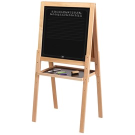 Grand tableau sur pied en bois