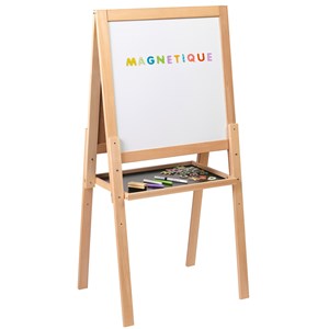 Grand tableau sur pied en bois