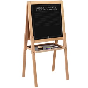 Grand tableau sur pied en bois