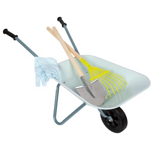 Kit d'outils de jardinage avec brouette
