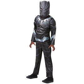 Déguisement black panther avec muscles
