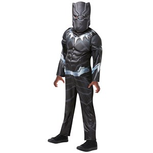 Déguisement black panther avec muscles