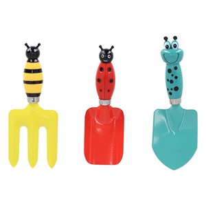 Outils jardin enfant insectes 3 pcs