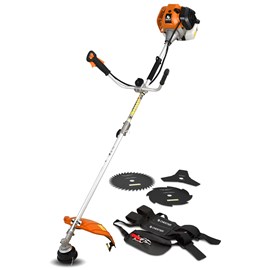Débroussailleuse chester 52cc - pack complet 4 têtes - pour terrains sauvages