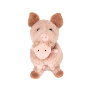 Peluche cochon avec bebe - egmont toys