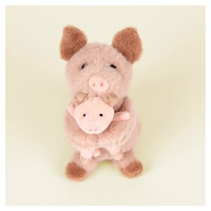 Peluche cochon avec bebe - egmont toys